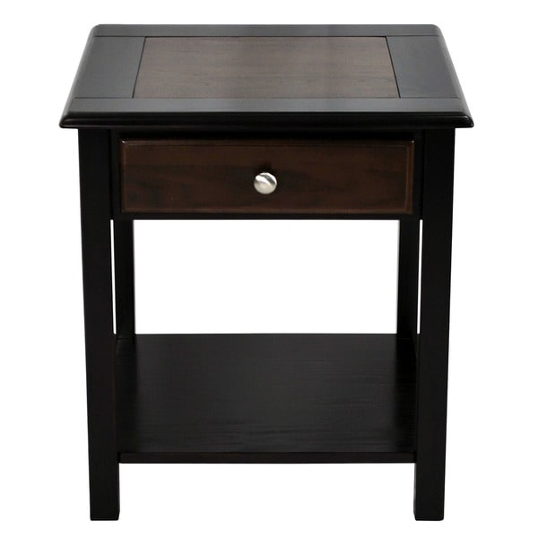 Nassau Walnut Espresso End Table  ™ Shopping   Great Deals