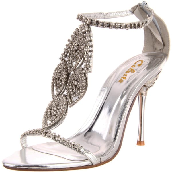 crystal rhinestone heels