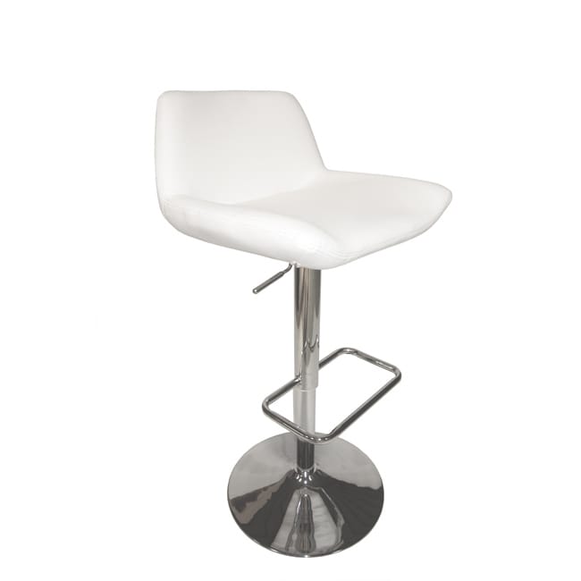 Los Cabos Ivory Hydraulic Bar Stool