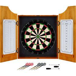 TG Solid Wood Dart Cabinet Set - Pro Style Board and Darts