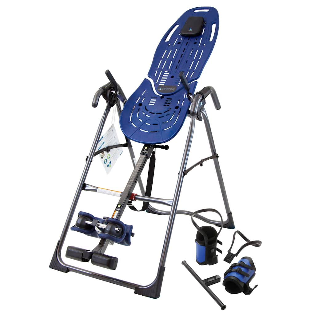Teeter EP-560 Sport Edition Inversion Table with Gravity Boots and Back Pain Relief DVD