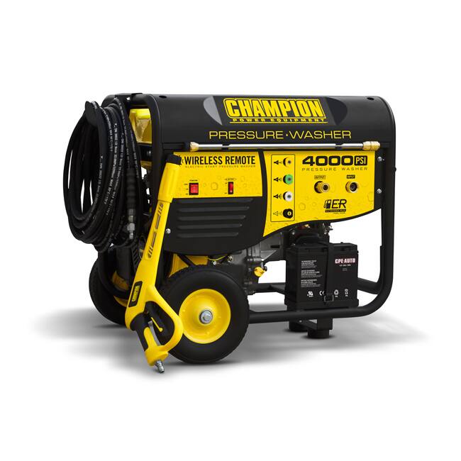 Champion 4000 PSI Remote Start Pressure Washer