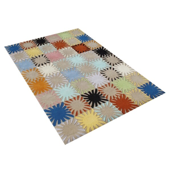 Alliyah Handmade Multicolored New Zealand Blend Wool Rug - Multi - 8' x 10'