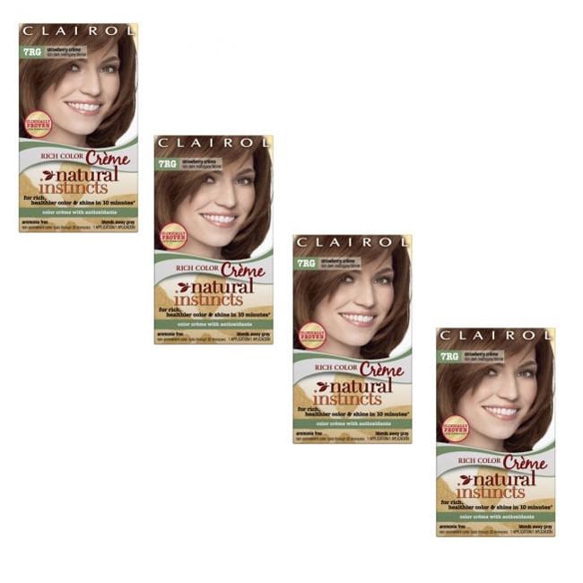 Shop Clairol Natural Instincts 7rg Strawberry Creme Dark Mahogany