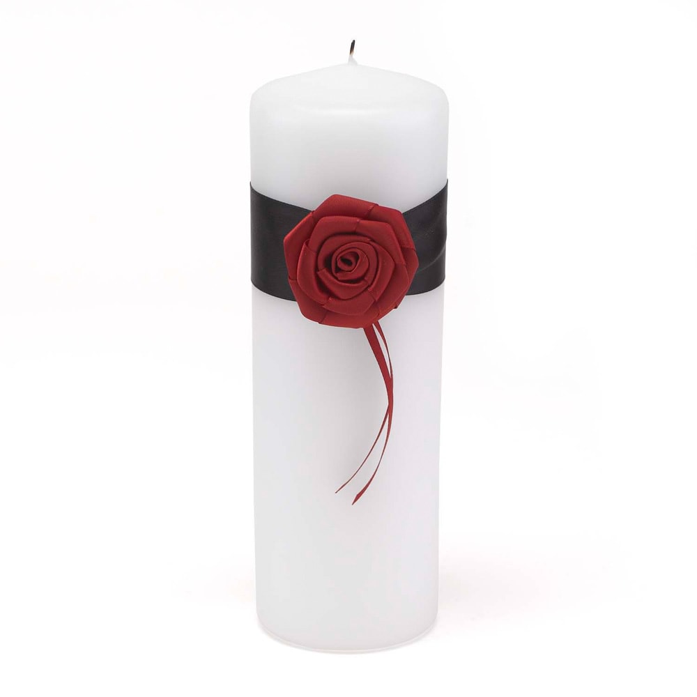 Midnight Rose Unity Candle