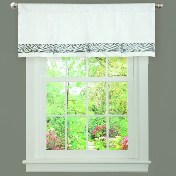 Lush Decor Grey Urban Savanna Valance