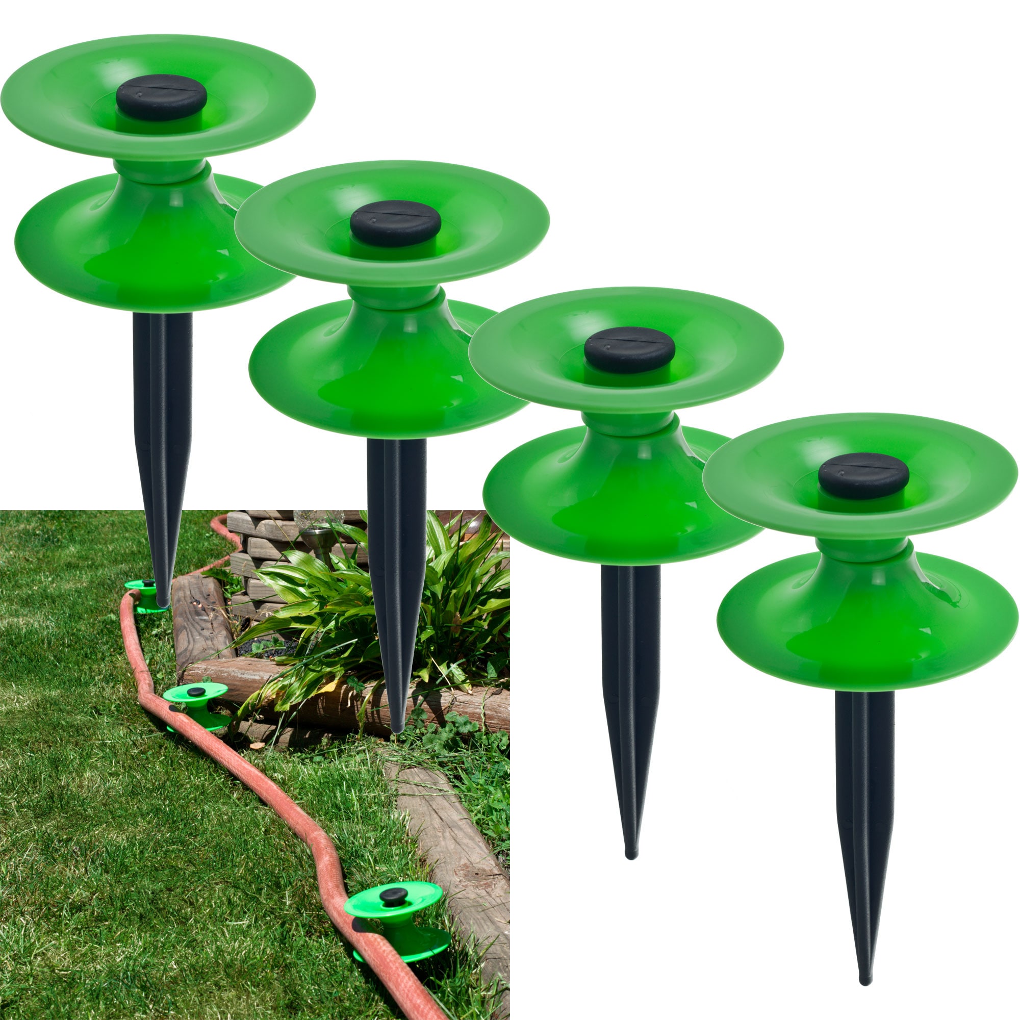 Shop TerraTrade Hose Roller Guides Set Of 4 Free Shipping On Orders Shop TerraTrade Hose Roller Guides Set Of 4 Free Shipping On Orders