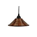 Premier Copper Products Hand-hammered Copper Nine-inch Cone Pendant Indoor Light Fixture , Handmade in Mexico