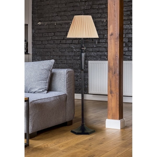 Custer 61-inch Swing Arm Floor Lamp - Oil Rubbed Bronze