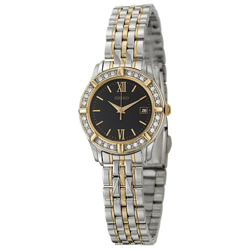 Seiko Women's 'Dress' Two Tone Stainless Steel Quartz Watch