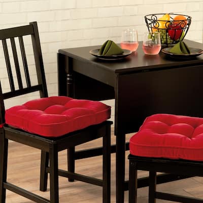 Hyatt Scarlet Indoor Reversible Microfiber Chair Pads (2-Pack)