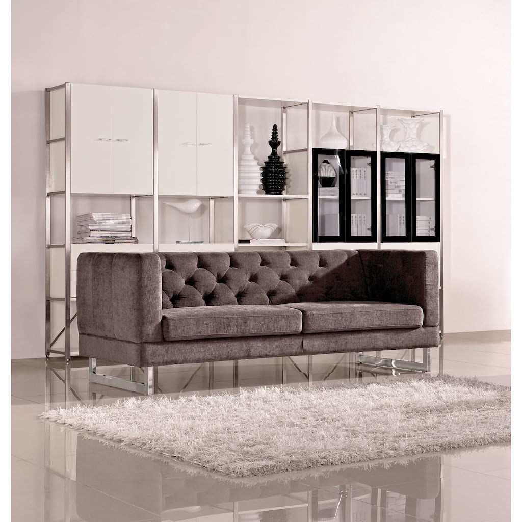 DG Casa Dark Raisin Grey Allegro Sofa