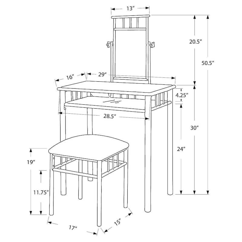 Grey Marble/ Charcoal Metal Two-piece Vanity Set - Bed Bath & Beyond ...