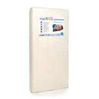 My First Mattress White Memory Foam Baby Crib Mattress with Soft Waterproof Cover