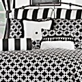 Corinth Black and White 7-piece Comforter Set