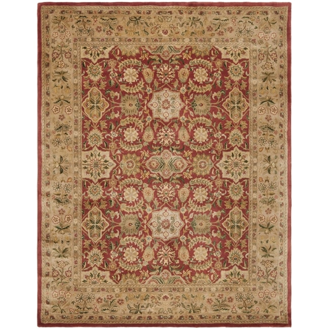 Handmade Persian Legend Red/ivory Wool Area Rug (76 X 96)