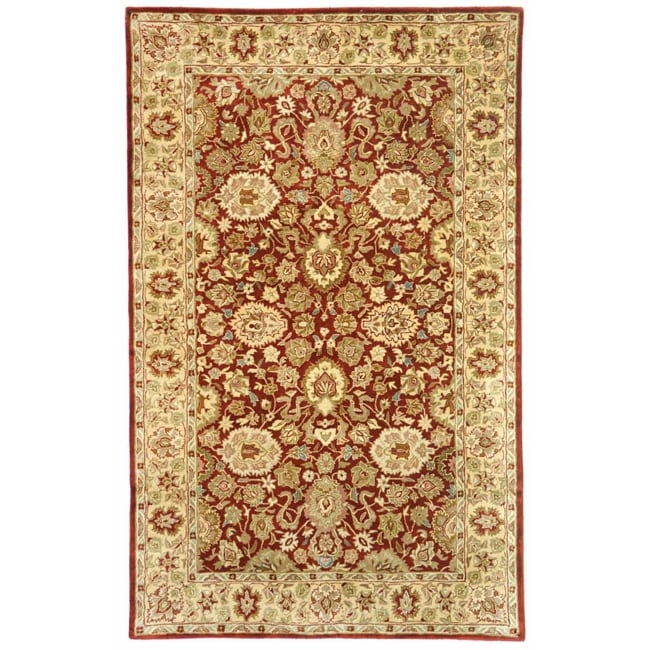 Handmade Persian Legend Rust/ Ivory Wool Rug (6 X 9)