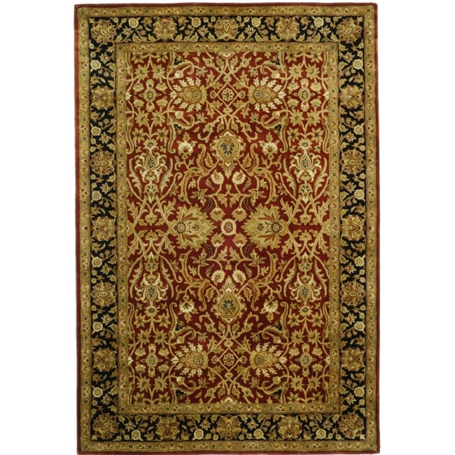 Handmade Persian Legend Rust/ Black Wool Rug (4 X 6)