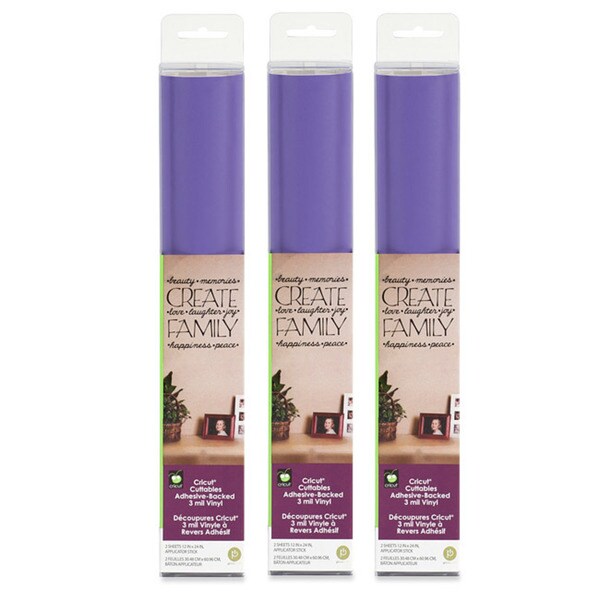 Cricut Lavender Vinyl (Set of 6)