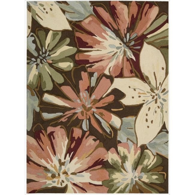 Nourison Hand-hooked Fantasy Multicolor Rug (8' x 10'6)