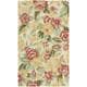 preview thumbnail 4 of 7, Nourison Fantasy Transitional Floral Area Rug 3'6" x 5'6" - Cream - Runner/Rectangle