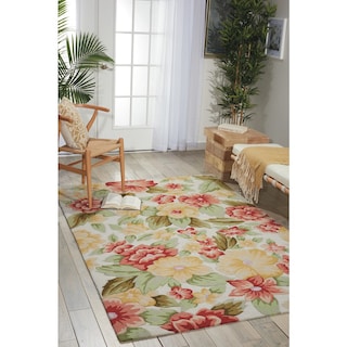 Nourison Fantasy Transitional Floral Area Rug