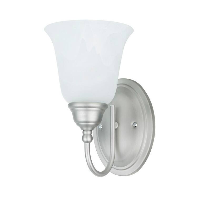 1-light Satin Nickel Wall Sconce