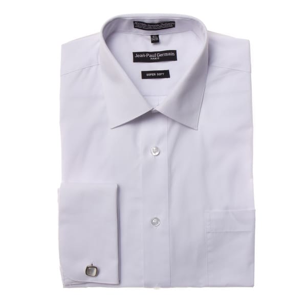 Shop Jean Paul Germain Men's White French Cuff Dress Shirt - Free ...