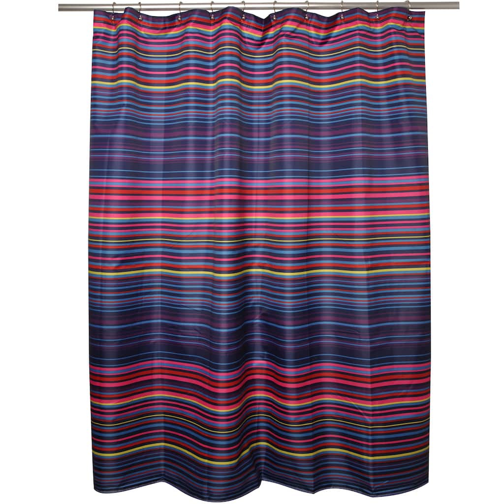 Eye Candy Multi-stripe Shower Curtain