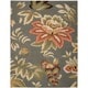 preview thumbnail 7 of 9, Nourison Fantasy Traditional Floral Hooked Area Rug 1' 9" x 2' 9" - Grey - Runner/Rectangle