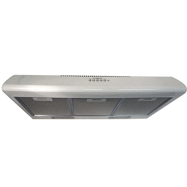 Nt Air White Under Cabinet Range Hood (WhiteFinish WhiteMaterial Stainless steelOverall dimensions 24 inches x 19 inches x 7 inchesNumber of boxes this will ship in 1Delivery options UPSMade in ItalyAssembly Required Stainless steelOverall dimensions