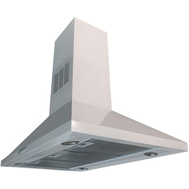 Nt air ka 140 wht 36 Island Range Hood (WhiteFinish WhiteMaterial stainless steelOverall dimensions 36 inches x 24 inches x 42 inchesEnergy saverNumber of boxes this will ship in 1Delivery options FreightMade in ItalyAssembly Required stainless steel