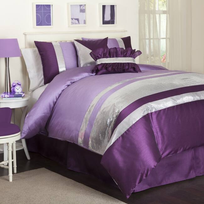 Lush Decor Purple Jewel 6-piece Comforter Set