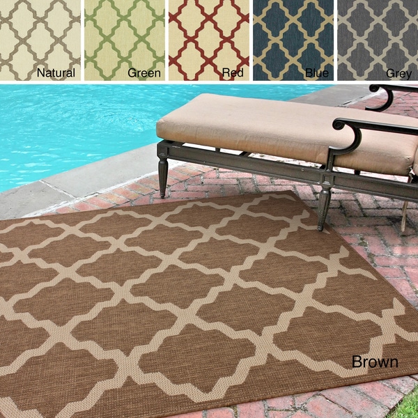 nuLOOM Outdoor Moroccan Trellis Rug (8' x 11') Nuloom 7x9   10x14 Rugs