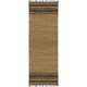 preview thumbnail 9 of 17, Tan Matador Leather Chindi Rug