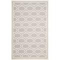 Safavieh Hand-woven Moroccan Reversible Dhurrie Grey/ Ivory Wool Rug - 8' x 10'