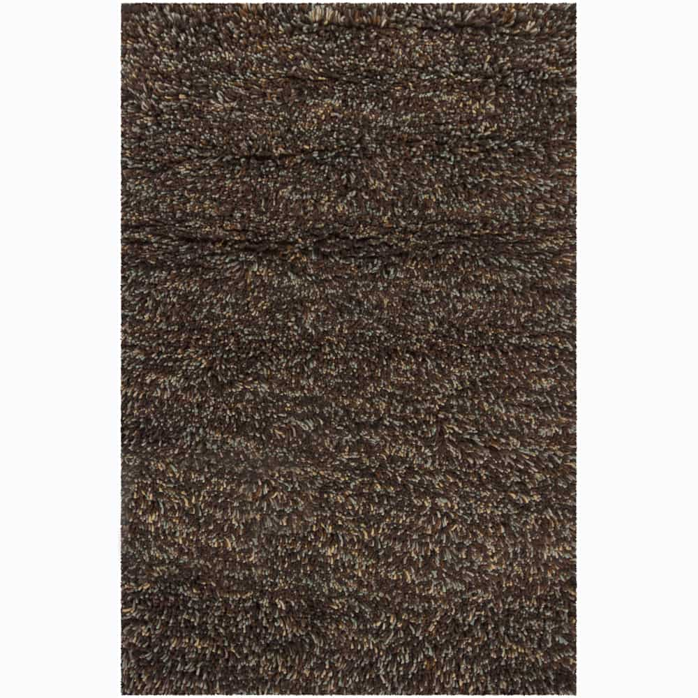 Hand woven Poras New Zealand Wool Shag Rug (79 X 106) (Gold, greenPattern Shag Tip We recommend the use of a  non skid pad to keep the rug in place on smooth surfaces. All rug sizes are approximate. Due to the difference of monitor colors, some rug colo