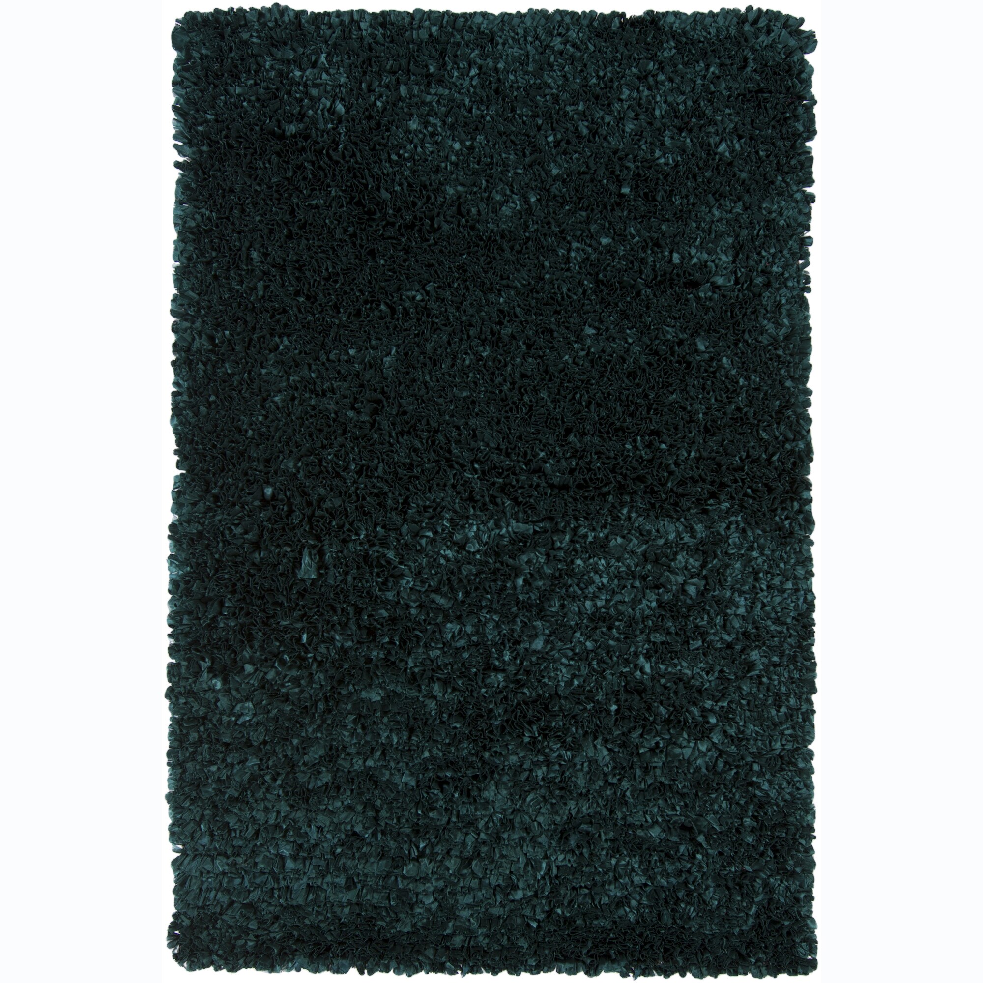 Artist's Loom Hand-woven Shag Rug (3' Round)