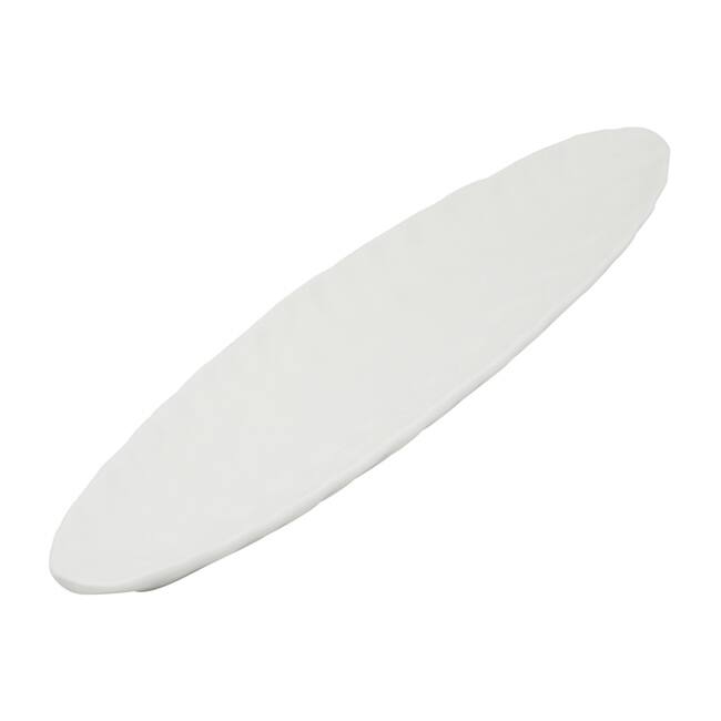 Red Vanilla Marble Olive Tray 12.25" x 2.5" (Set of 3)