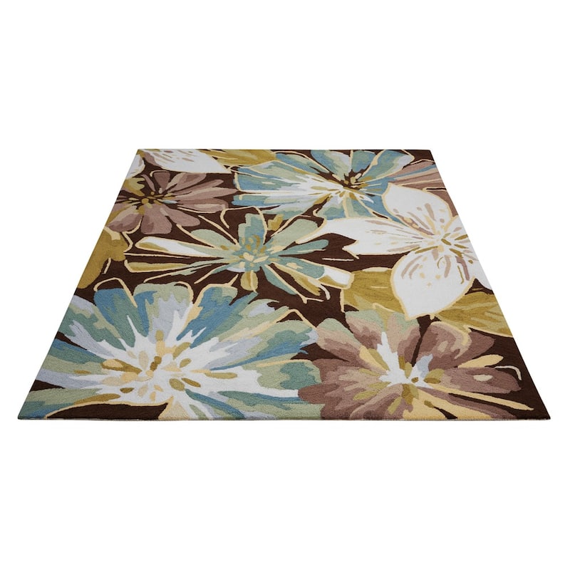 Nourison Fantasy Abstract French Country Floral Area Rug