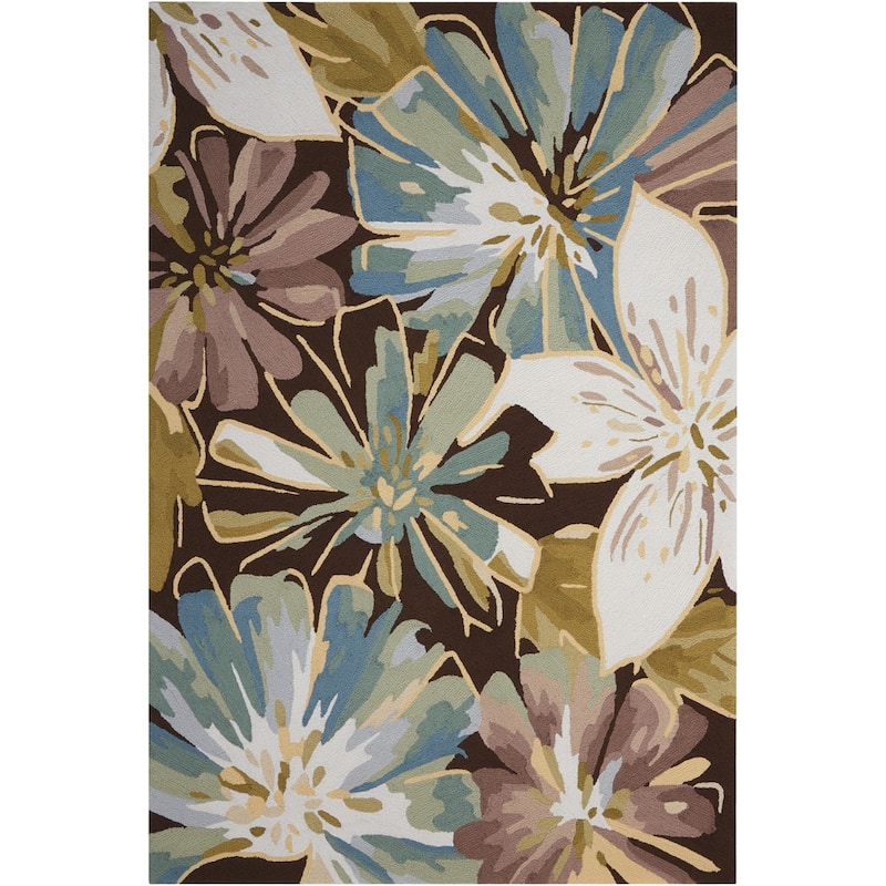 Nourison Fantasy Abstract French Country Floral Area Rug