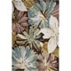 preview thumbnail 7 of 19, Nourison Fantasy Abstract French Country Floral Area Rug 1' 9" x 2' 9" - Chocolate - Runner/Rectangle