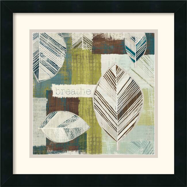 Wild Apple Portfolio 'Be Leaves I' Framed Art Print