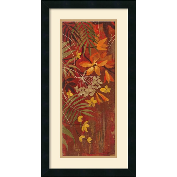 Silvia Vassileva 'Exotic Flowers I' Framed Art Print Prints