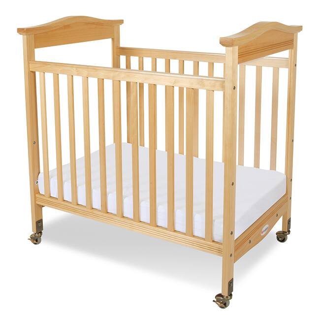 Foundations Biltmore Clearview Fixed Side Compact Crib in Natural