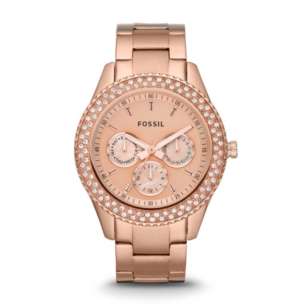 Fossil Women's ES3003 Stella Rose Gold Watch