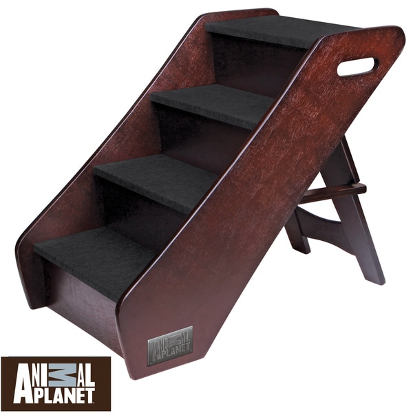 Animal Planet Wooden Pet Ladder Animal Planet Pet Stairs