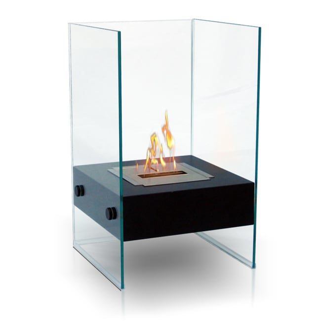 Shop Hudson Indoor Outdoor Floor Standing Ethanol Fireplace