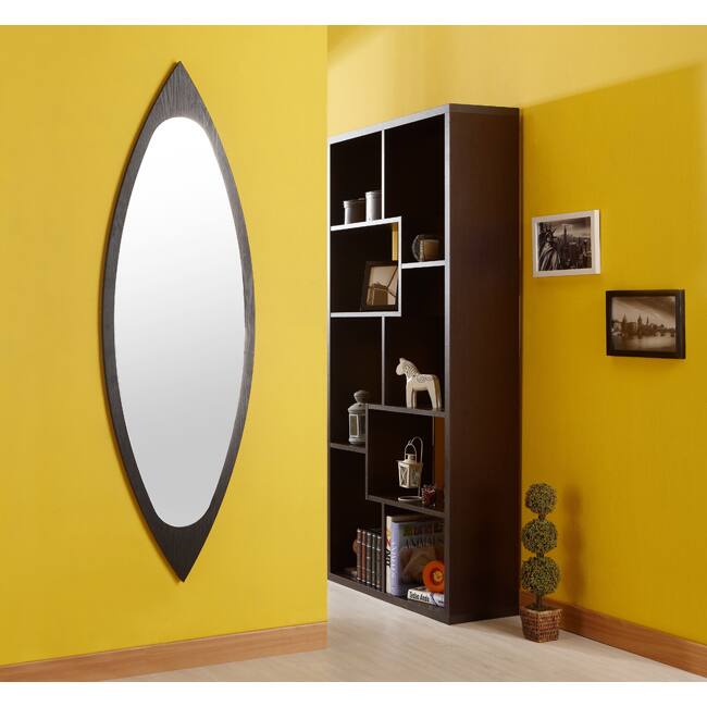Furniture of America Black Full Body Mirror That Meets the Eye