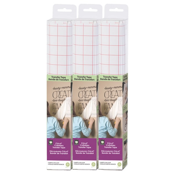 Cricut Cuttables Easy Application Vinyl Transfer Tape (Set of Three)